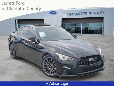 Used 2022 INFINITI Q50 Red Sport 400 image 1
