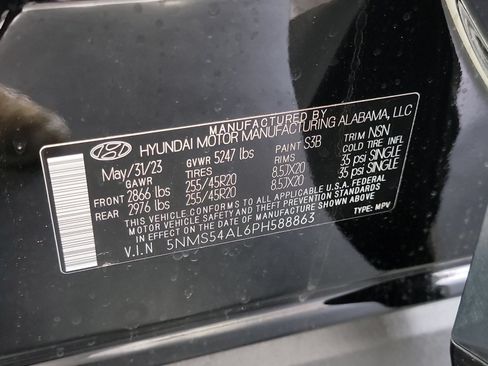 Used 2023 Hyundai Santa Fe Calligraphy w/ Cargo Package FWD image 33