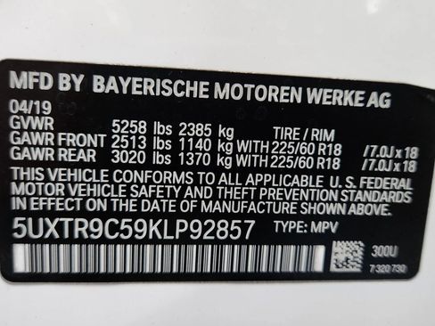 Used 2019 BMW X3 xDrive30i w/ Driving Assistance Package image 55
