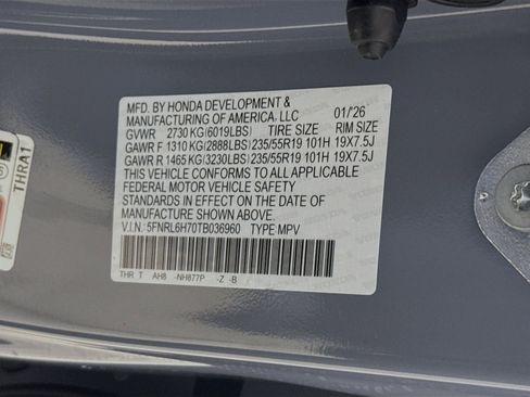 New 2026 Honda Odyssey Sport-L image 40