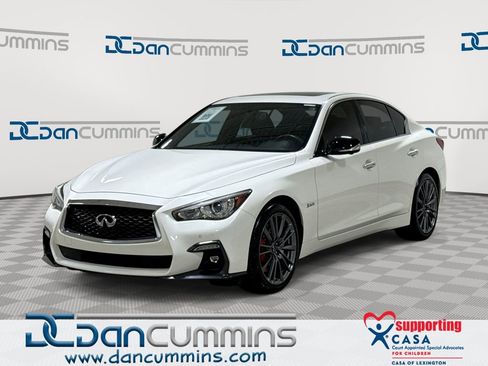 Used 2018 INFINITI Q50 Red Sport 400 AWD/4WD image 1