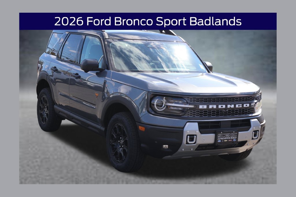 New 2026 Ford Bronco Sport Badlands w/ Badlands Tech Package AWD/4WD 360° Tour