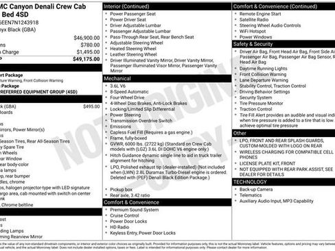 Used 2022 GMC Canyon Denali AWD/4WD image 3