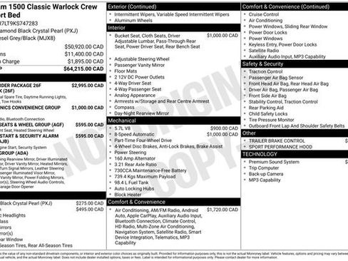 Used 2019 RAM 1500 Classic Warlock AWD/4WD image 4