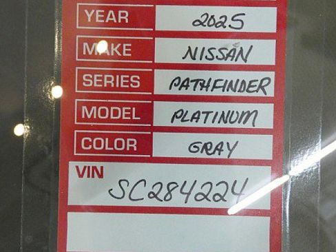 Used 2025 Nissan Pathfinder Platinum w/ Cargo Package FWD image 22
