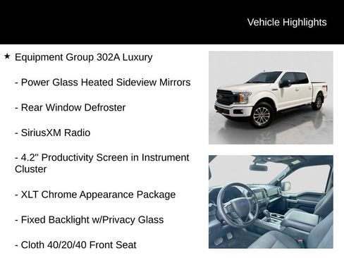 Used 2020 Ford F150 XLT w/ Equipment Group 302A Luxury AWD/4WD image 6