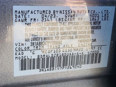 Certified 2023 Nissan Sentra SV w/ All-Weather Package image 27