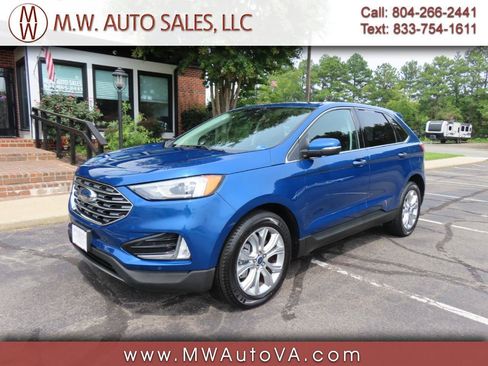 Used 2021 Ford Edge Titanium w/ Cargo Accessory Package FWD image 1