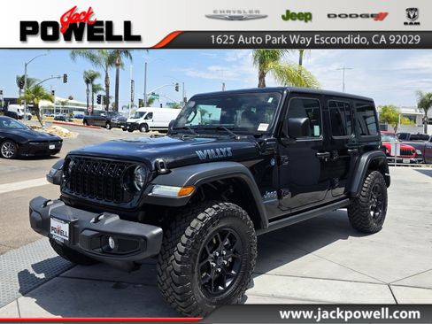Certified 2025 Jeep Wrangler Unlimited Sport S 4xe AWD/4WD image 1