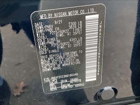 Certified 2022 Nissan Armada Platinum image 32