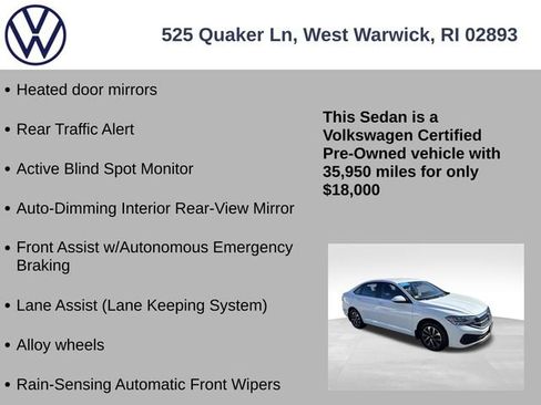 Certified 2023 Volkswagen Jetta S w/ IQ.Drive Package image 25