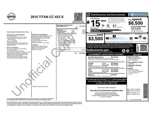 Used 2015 Nissan Titan S w/ S Popular Equipment Package image 11