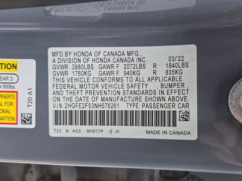 Used 2022 Honda Civic Sport image 31