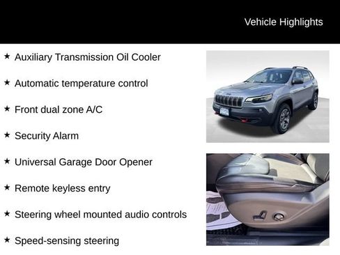 Used 2020 Jeep Cherokee Trailhawk w/ Comfort/Convenience Group AWD/4WD image 15