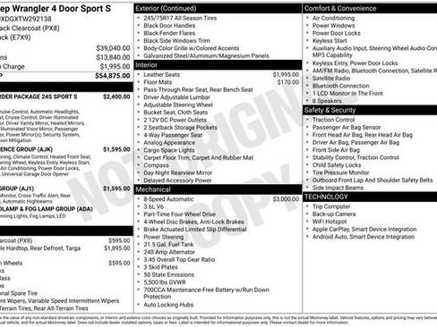 New 2026 Jeep Wrangler Unlimited Sport AWD/4WD image 2