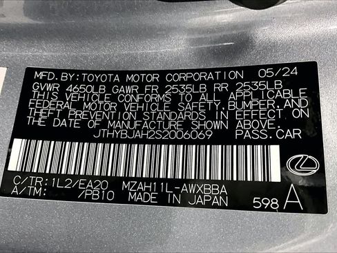 Used 2025 Lexus UX 300h FWD w/ Accessory Package (Z2) image 37