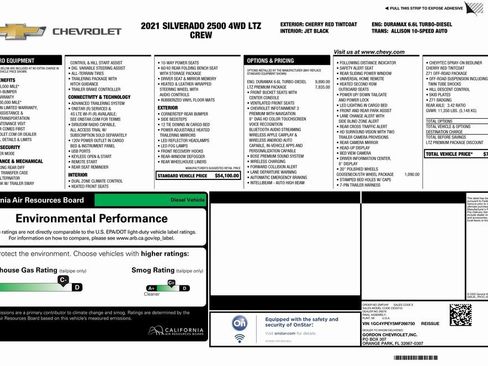 Used 2021 Chevrolet Silverado 2500 LTZ w/ LTZ Premium Package image 6