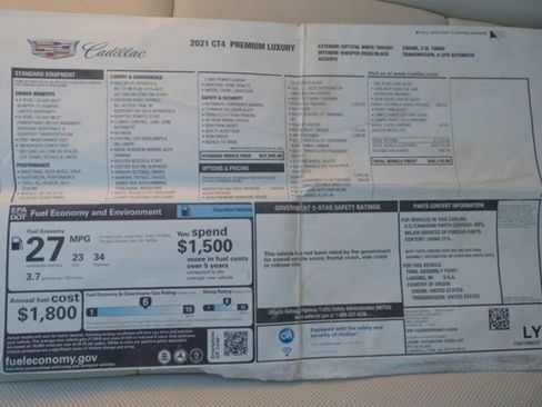 Used 2021 Cadillac CT4 Premium Luxury image 23