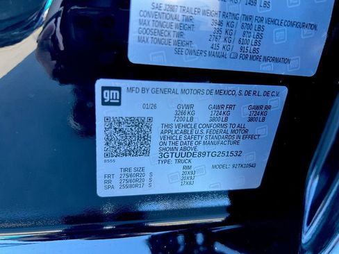 New 2026 GMC Sierra 1500 SLT w/ SLT Premium Plus Package AWD/4WD image 27