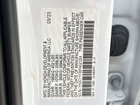 Used 2023 Honda Accord EX image 25