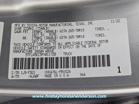 Used 2023 Toyota Tundra SR5 w/ TRD Off-Road Package image 14