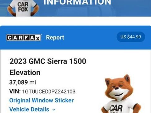 Used 2023 GMC Sierra 1500 Elevation w/ X31 Off-Road Package image 5