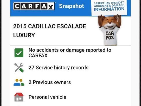 Used 2015 Cadillac Escalade Luxury image 3