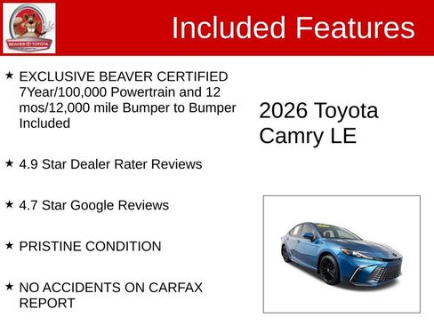 Used 2026 Toyota Camry SE w/ Convenience Package image 4