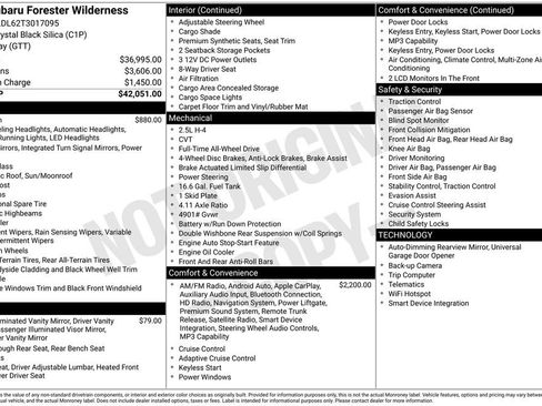 Certified 2026 Subaru Forester Wilderness AWD/4WD image 4