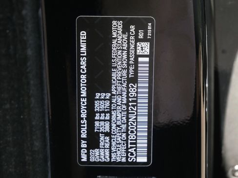 Certified 2022 Rolls-Royce Phantom Extended Wheelbase w/ The Phantom Package RWD image 43