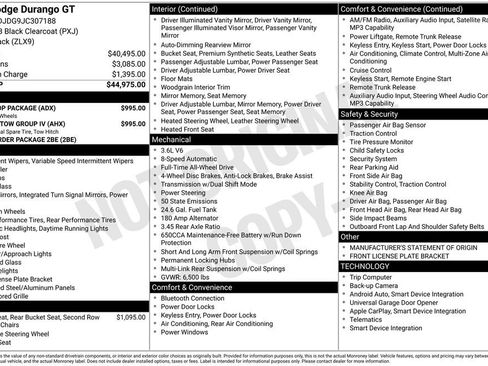 Used 2018 Dodge Durango GT w/ Trailer Tow Group IV AWD/4WD image 2