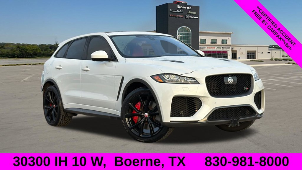 Used 2020 Jaguar F-PACE SVR AWD/4WD image 1