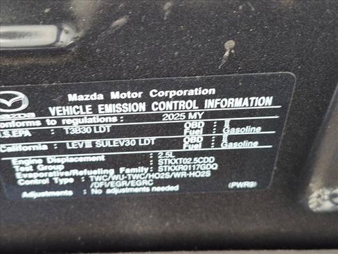 Certified 2025 MAZDA CX-50 AWD 2.5 S w/ Cargo Package image 13