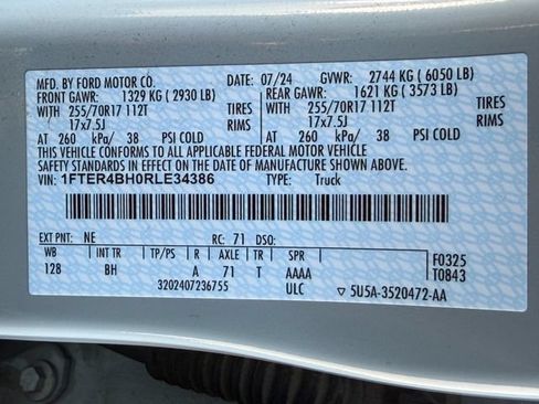 Used 2024 Ford Ranger XL w/ Trailer Tow Package RWD image 24