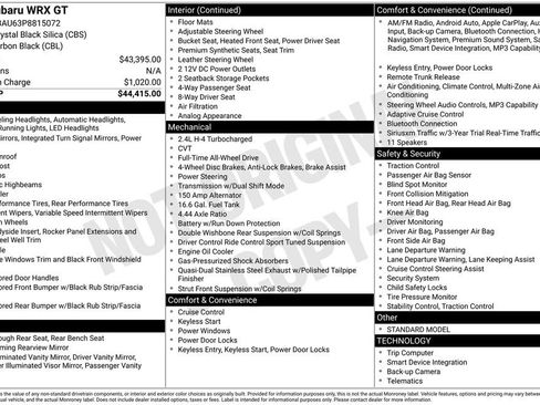 Used 2023 Subaru WRX GT image 26