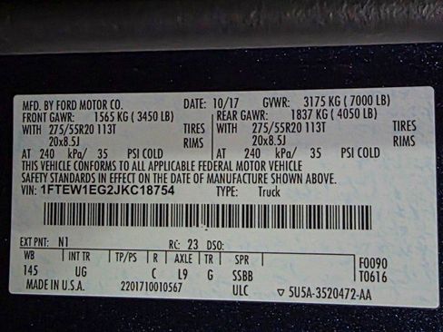 Used 2018 Ford F150 XLT w/ Equipment Group 302A Luxury image 42