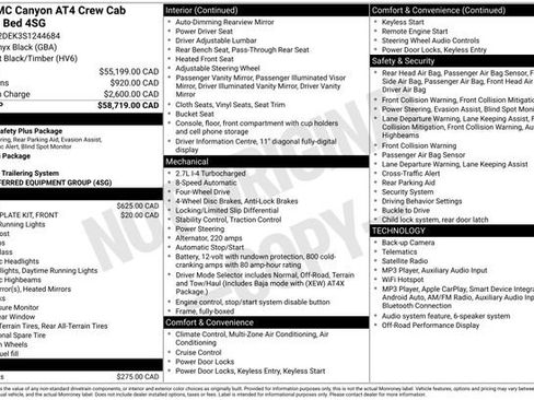 Used 2025 GMC Canyon AT4 AWD/4WD image 1