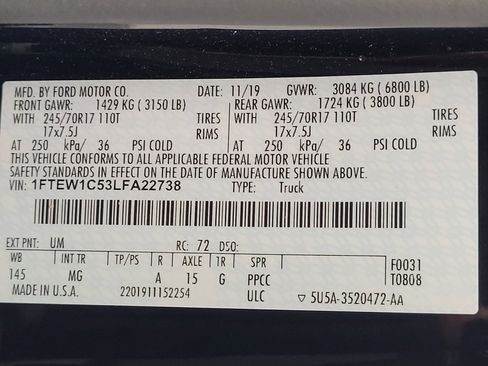 Used 2020 Ford F150 XLT RWD image 33