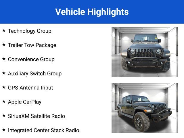 Used 2020 Jeep Gladiator Sport w/ Technology Group AWD/4WD image 2