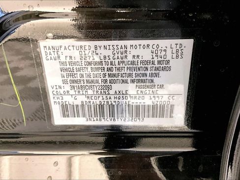 New 2026 Nissan Sentra SV w/ SV Convenience Package image 26