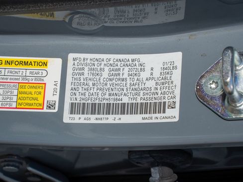 Used 2023 Honda Civic Sport image 36