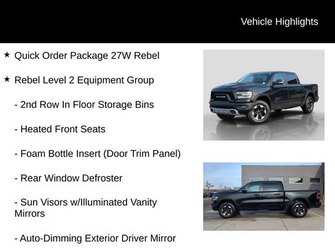 Used 2022 RAM 1500 Rebel w/ G/T Package image 6