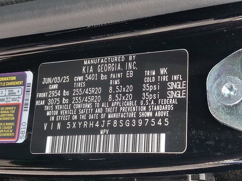 New 2025 Kia Sorento EX image 20