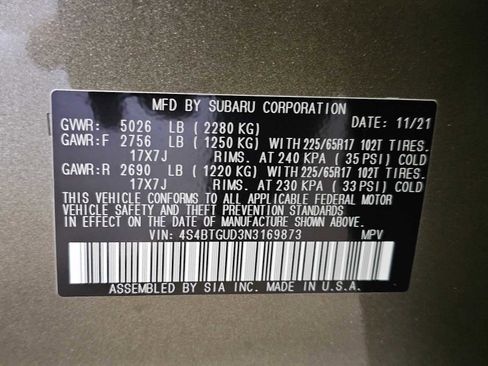 Used 2022 Subaru Outback Wilderness w/ Wilderness Package image 41