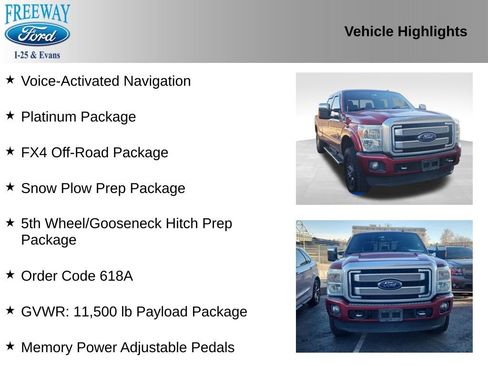 Used 2016 Ford F350 Platinum image 2