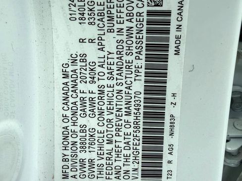 Used 2024 Honda Civic Sport image 19