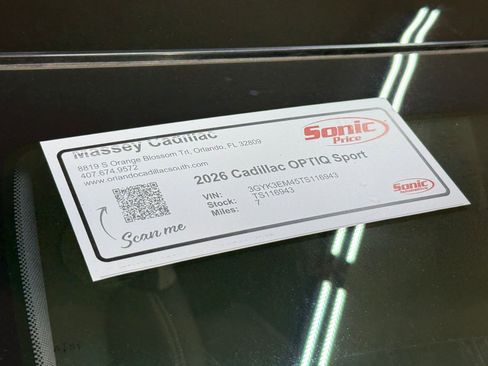 New 2026 Cadillac Optiq Sport 1 image 53