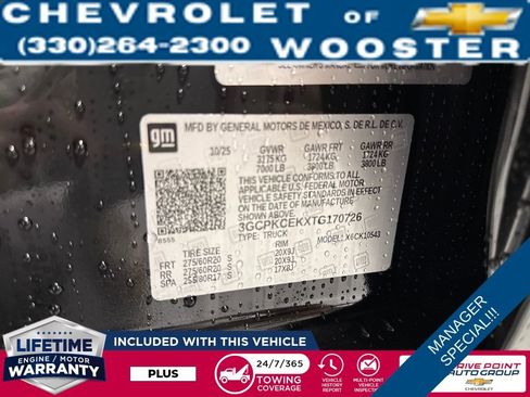 New 2026 Chevrolet Silverado 1500 Custom Trail Boss w/ Turbomax Blackout Package image 36