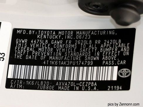 Used 2023 Toyota Camry XSE FWD image 31