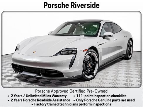 Certified 2021 Porsche Taycan Turbo S AWD/4WD image 1